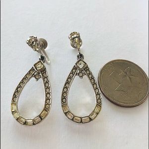 Vintage rhinestone earrings